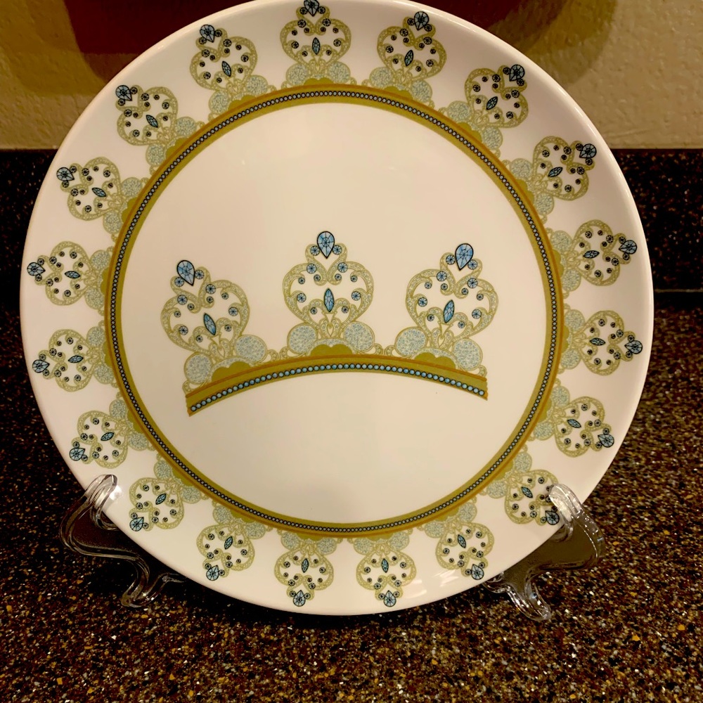 Disneyland 50th anniversary dessert plates-6 plates in the set.